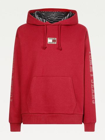Női Tommy Hilfiger Year of the Tiger Hoodies Piros | HU 168QMA